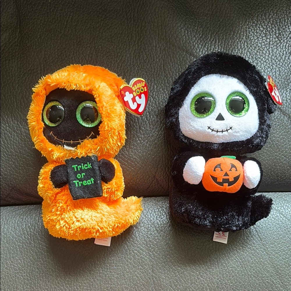 Ty cute beanie baby Halloween plush beanie boos plush set